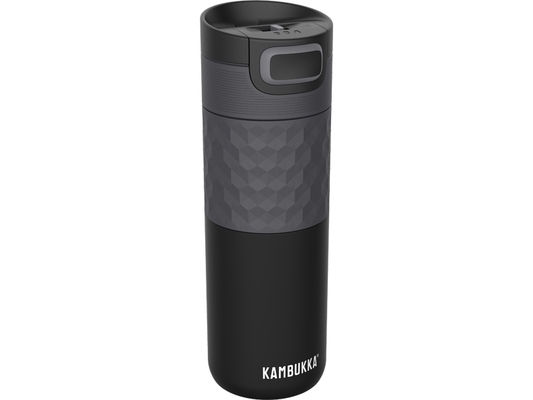 Kambukka Etna Grip Insulated Bottle 500 ml Black Steel - KNIFESTOCK