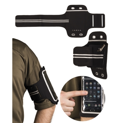 Mil-Tec SPORTARMBAND LYCRA zwart 15860002 - KNIFESTOCK