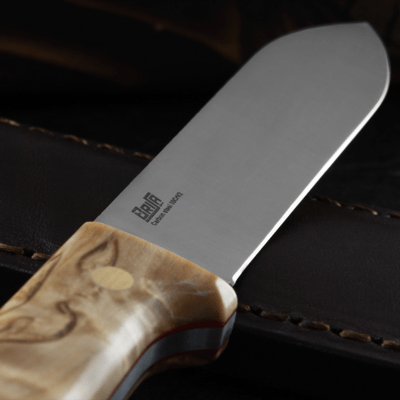 Brisa Flat 80CrV2 Carbon 0 Sheath kephart 115 - KNIFESTOCK