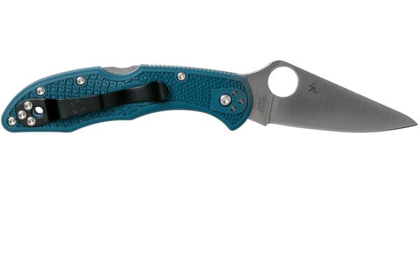 Spyderco Delica 4 Blue FRN C11FPK390 - KNIFESTOCK