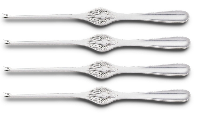 Set di 4 forchette per aragosta WUSTHOF 21 cm - KNIFESTOCK