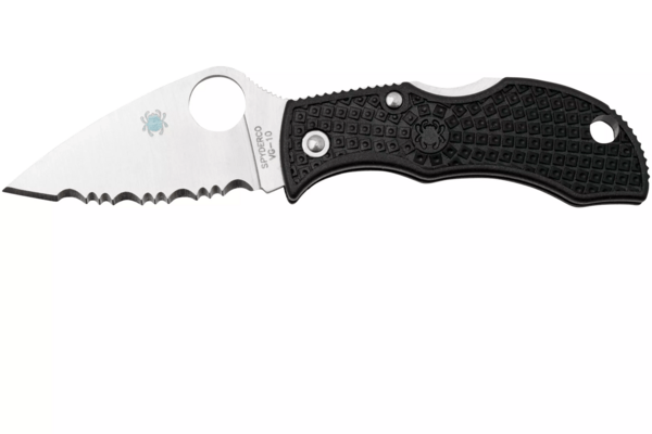 Spyderco Manbug Black Lightweight Leaf Mbblfs - KNIFESTOCK