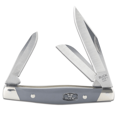 Buck Cadet®, Gray/Nickel Silver BU-0303GYS2 - KNIFESTOCK