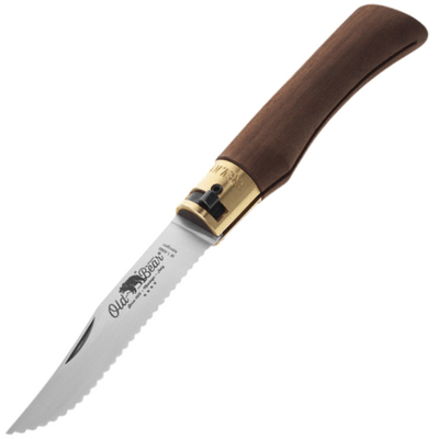 OLD BEAR® L - STAINLESS STEEL, WALNUT HANDLE, SERRATED BLADE 9337/21_LN - KNIFESTOCK