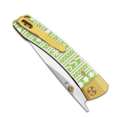 Kizer Mini MoMo S45VN AL &amp; G10 -  Xmas edition - KNIFESTOCK