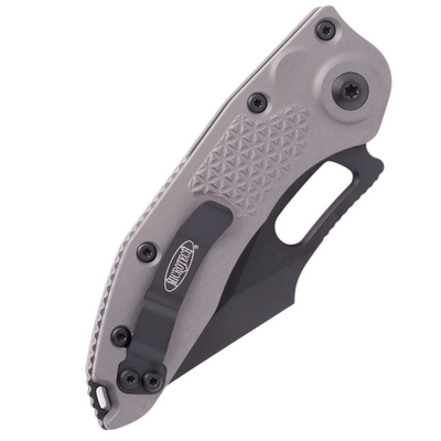 Microtech STITCH S/E PRETO PARCIALMENTE SERRILHADO NATURAL CLEAR 169-2NC - KNIFESTOCK