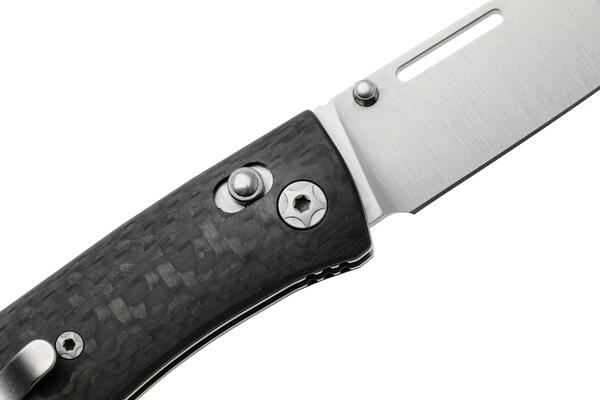 LionSteel NINI Folding knife M390 satin blade, full CARBON FIBER handle NN1CF - KNIFESTOCK