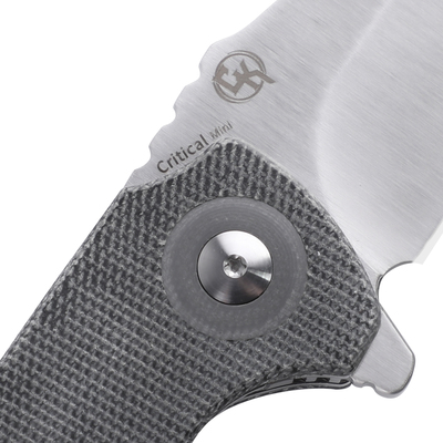Kizer Mini Critical Micarta Noire - V3508A2 - KNIFESTOCK