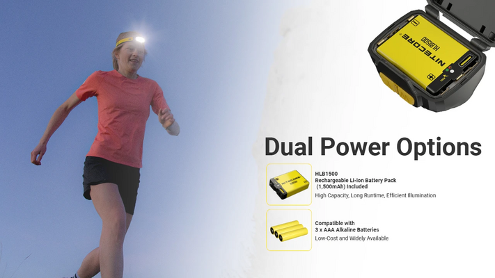 Nitecore 2 x MTC UHE LEDs 800 Lumens UT27 ( 2025 ) PRO BLACK - KNIFESTOCK