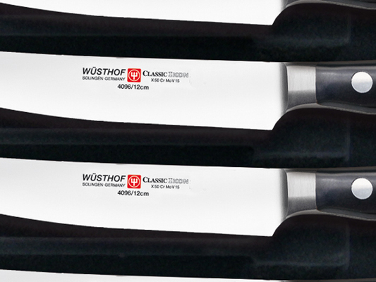 WUSTHOF set CLASSIC IKON 4-delig, voor steak - KNIFESTOCK