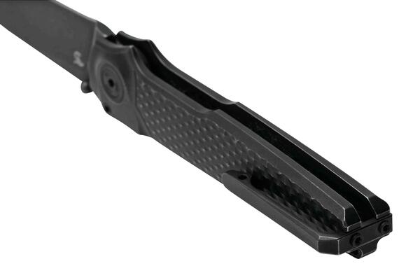 MKM MIURA Integral titanium handle - Dark Stonewashed BÖHLER M390 MK MI-TDSW - KNIFESTOCK