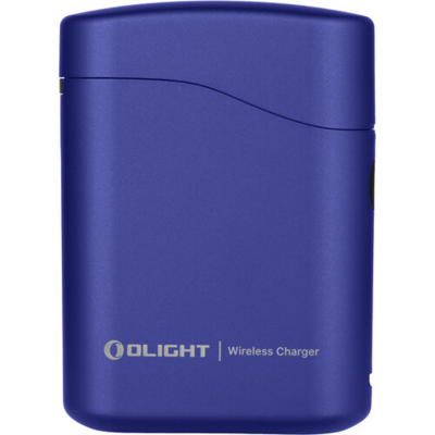 Olight Baton 4 Premium Edition Flashlight with Wireless Charging Case (Regal blue, 1300 Lumens) - KNIFESTOCK