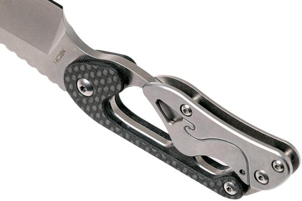 Real Steel Cormorant Apex, Carbon Fibre, Stonewash 14C28N RE-3723 - KNIFESTOCK