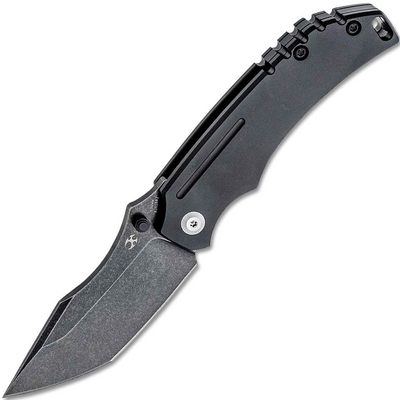 Kansept Pelican EDC CPM-S35VN Black Coating 6AL4V Titanium Handle K1018A2 - KNIFESTOCK