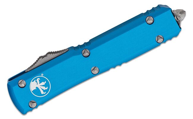 Microtech Ultratech D/E Stonewash F/S Blue 122-12APBL - KNIFESTOCK