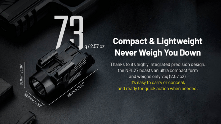 Nitecore Flashlight NPL27 - KNIFESTOCK