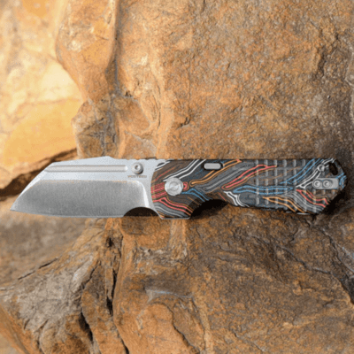 Vosteed Hedgehog S35VN Satin &amp; Brushed Magpie+GT-Mascus A1307 - KNIFESTOCK