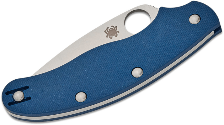 Spyderco UK PENKNIFE COBALT BLUE G-10 CPM SPY27 PLAINEDGE - KNIFESTOCK