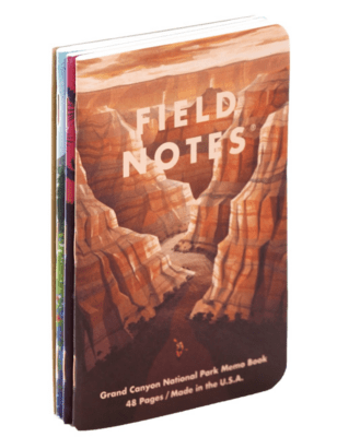 Field Notes National Parks B: Grand Canyon, Joshua Tree, Mount Rainier (Graph paper) FNC-43b - KNIFESTOCK