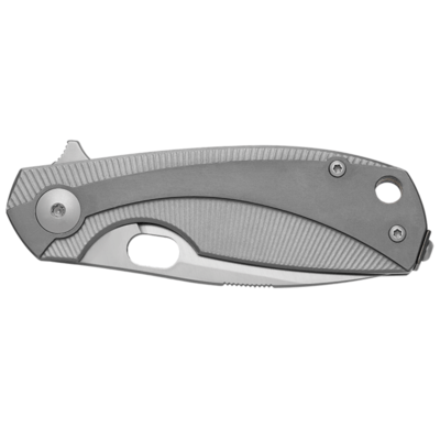 Viper LILLE Drop Point Satin M390, Bead Blasted Titanium V5962TITI - KNIFESTOCK
