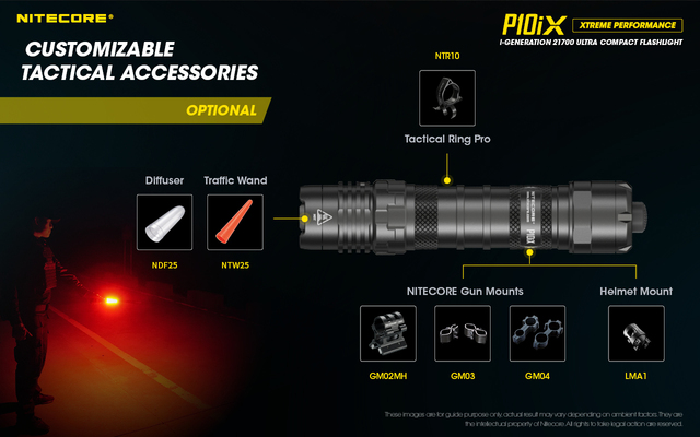 Nitecore flashlight P10iX - KNIFESTOCK