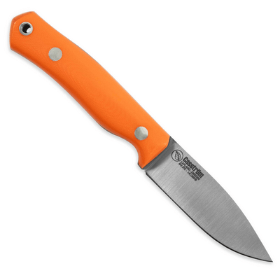 Casstrom No.8 SFK, Orange G10, Stainless/Flat CASS-12830 - KNIFESTOCK