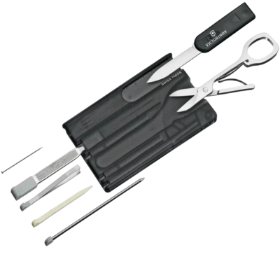 Victorinox SwissCard Onyx translucent, blister 0.7133.T3B1 - KNIFESTOCK