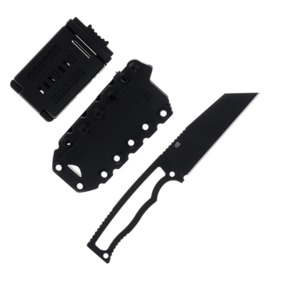 Halfbreed Blades Compact Field Knife - Fixed Blade - Wharncliffe CFK-04 BLK - N6 - KNIFESTOCK