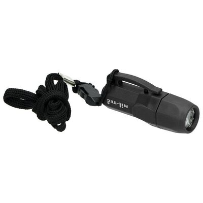 Mil-Tec MINI LAMPĂ DE SALVARE 3 LED-uri neagră 15180002 - KNIFESTOCK
