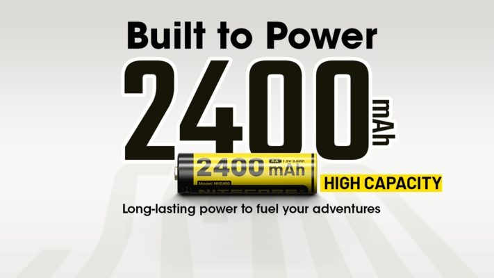 Nitecore Nitecore batteries NH2400(2pcs) - KNIFESTOCK