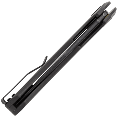 Petrified Fish PF949 Warrior Black Stonewash K110 Carbon Fiber PF949CDW - KNIFESTOCK
