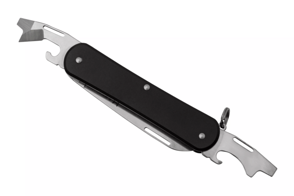 Couteau Pliant Fox-Knives FOX VULPIS Acier Inoxydable N690co Lame Polie, Manche Aluminium Noir FX-V - KNIFESTOCK