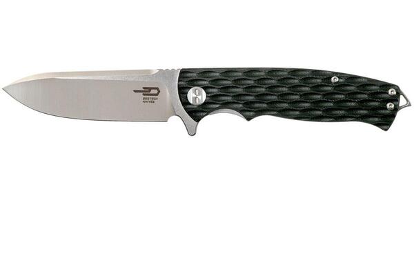 Bestech GRAMPUS D2, stone wash+satin, Black G10 BG02A - KNIFESTOCK