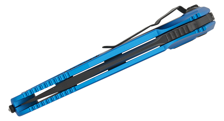 Microtech SOCOM ELITE S/E AUTO BLACK STANDARD BLUE 160A-1BL - KNIFESTOCK