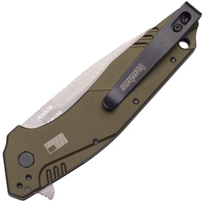 KERSHAW DIVIDEND COMPOSITE Assisted Folding Knife, Olive K-1812OLCB - KNIFESTOCK