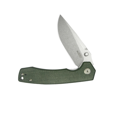 Kubey Calyce Beadblast 14C28N ,Green G10 KU901Q - KNIFESTOCK