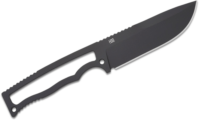 Halfbreed Blades Compact Field Knife - Fixed Blade - Drop Point CFK-01 BLK - N69 - KNIFESTOCK
