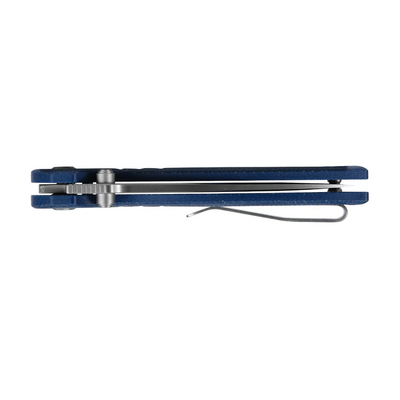 Vosteed Corsair Nitro-V Satin Blue Micarta CS29NWML - KNIFESTOCK