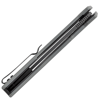 Petrified Fish PFB02 Loco Black Stonewashed D2 Gray G10 PFB02GADW - KNIFESTOCK
