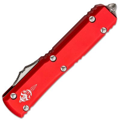 MICROTECH ULTRATECH Warhound Stonewash Red SS 119W-10RDS - KNIFESTOCK