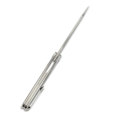 KUBEY Velocé Couteau Flipper à Verrouillage Frame, Lame CPM-S30V, Manche Ti Noir KB171D - KNIFESTOCK