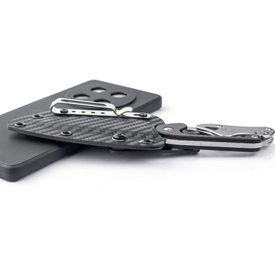 Real Steel Cormorant Apex. Carbon Fibre, Blackwash 14C28N RE-3724 - KNIFESTOCK