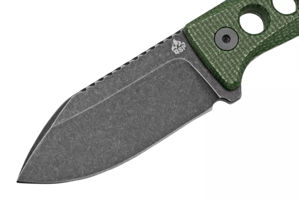 QSP Knife Canary 14C28N , Micarta, green QS141-C2 - KNIFESTOCK