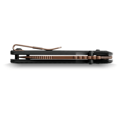 Vosteed Vombat  M390 Copper Dune Aluminum Black A4107 - KNIFESTOCK