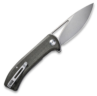 CIVIVI Riffle Stonewashed Donkergroene Micarta C2024C - KNIFESTOCK