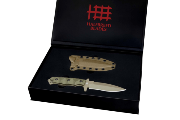 Halfbreed Blades Medium Clearance Knife - Fixed Blade MCK-01 ODG - K340 - KNIFESTOCK