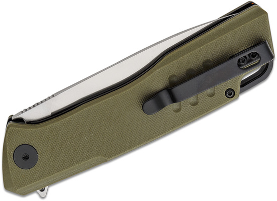 Petrified Fish PFB02 Loco Satin D2 Green G10 PFB02GRS - KNIFESTOCK