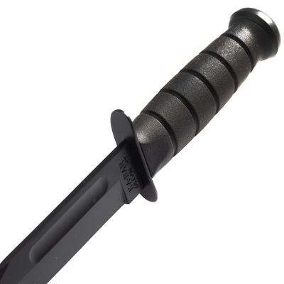 KA-BAR Black Fixed Blade Utility Knife Leather Sheath, str edge 1211 - KNIFESTOCK