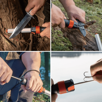 Sharpal  TRANSFOROD 11-In-1 Adjustable Angle Guided Field Sharpener SH-210N - KNIFESTOCK