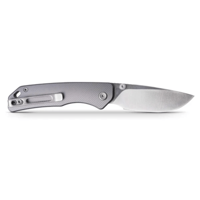 Vosteed Marten 154CM Satin Gray Aluminum A1601 - KNIFESTOCK